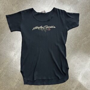 Vintage Harley Davidson Thermal Dress Tee